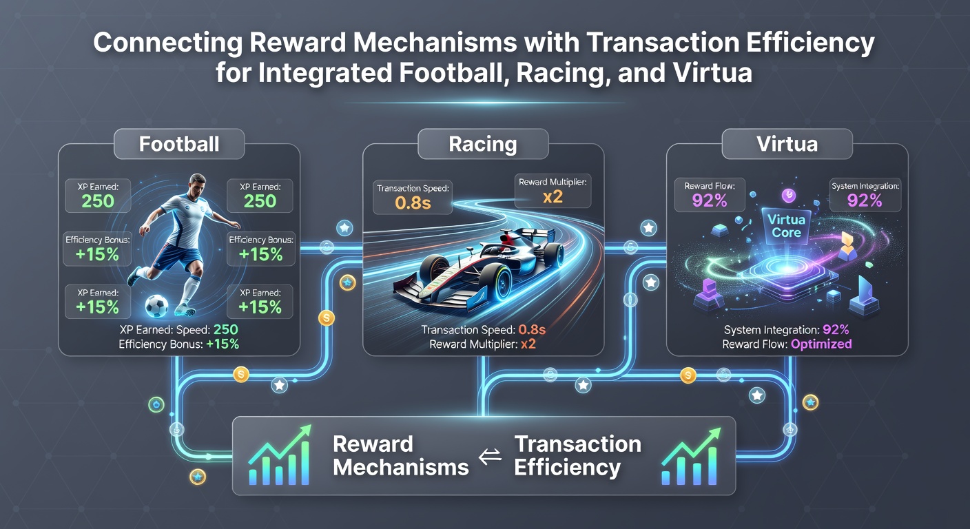 User interface displaying synchronized rewards and instant transactions across football, horse racing and virtual games