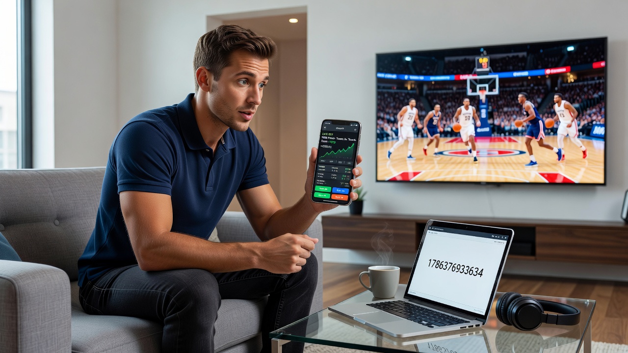 Mobile app displaying live sports betting options with accumulator builder and payment confirmation screens
